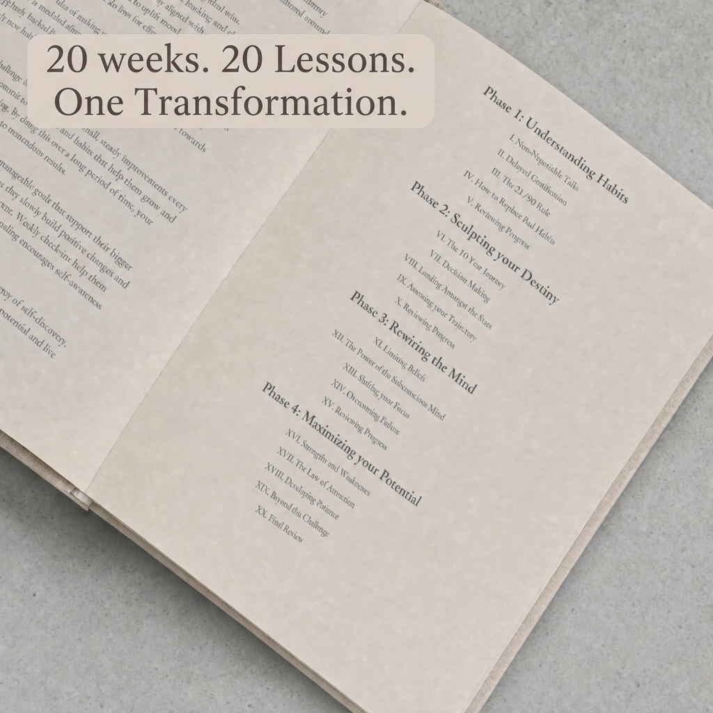 One Step Better 20-Week Guided Journal
